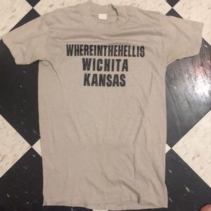 vintage single stitch witchita Kansas tee